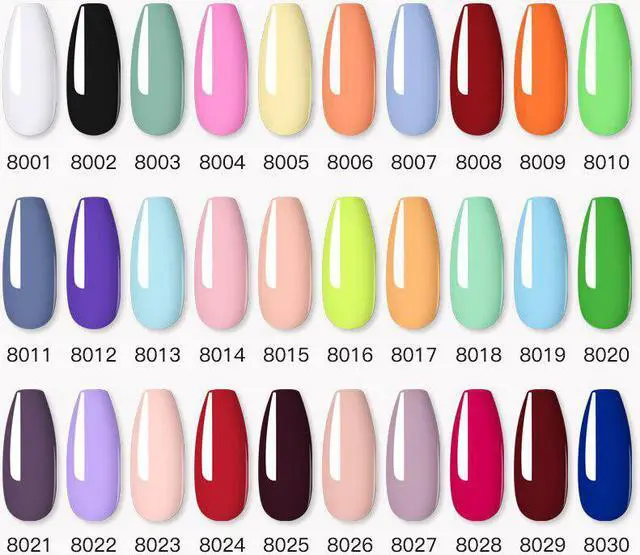Alt view image 2 of 5 - Gel Nail Polish Varnishes Pure Color Semi Permanent Base top Need UV LED lamp Manicure Paint Hybrid nails gel polish