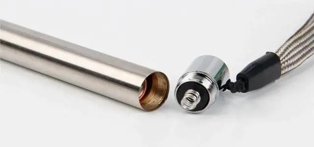 Alt view image 2 of 5 - flashlight metal portable ultraviolet flashlight UV lamp stainless steel detection torch Battery Powered use AA battery