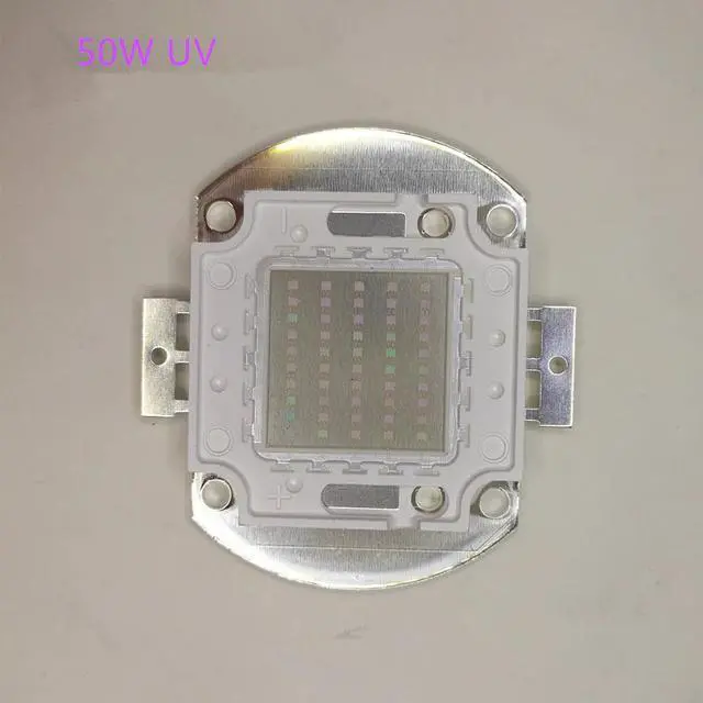 Alt view image 3 of 5 - 3w 10w 20w 30w 50w 100w UV led chip,Ultra Violet High power LED UV Chip 365nm 375nm 385nm 395nm 405nm LED Ultra Violet light