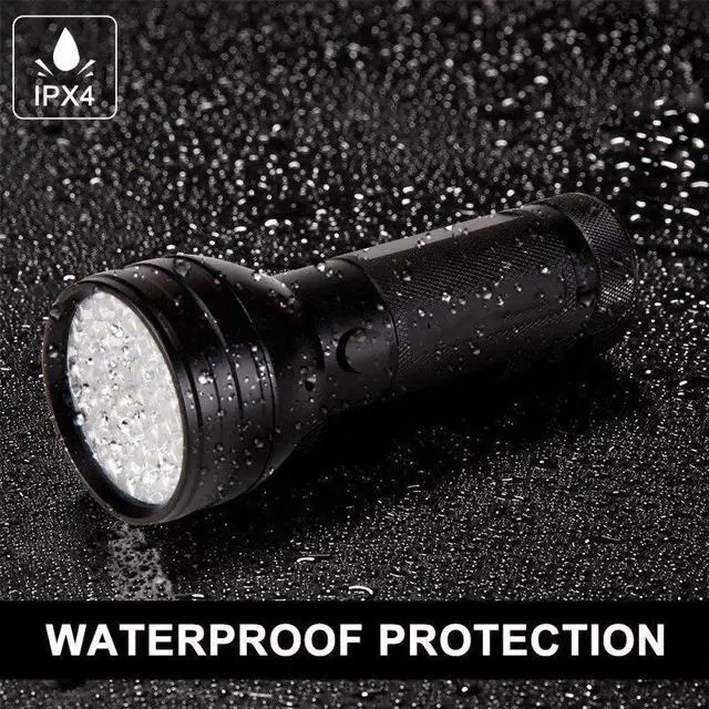 Alt view image 4 of 5 - High quality UV Light 51LED 21LED 12LED UV Light 395-400nm LED UV Flashlight torch light lamp safety UV detection AAA battery