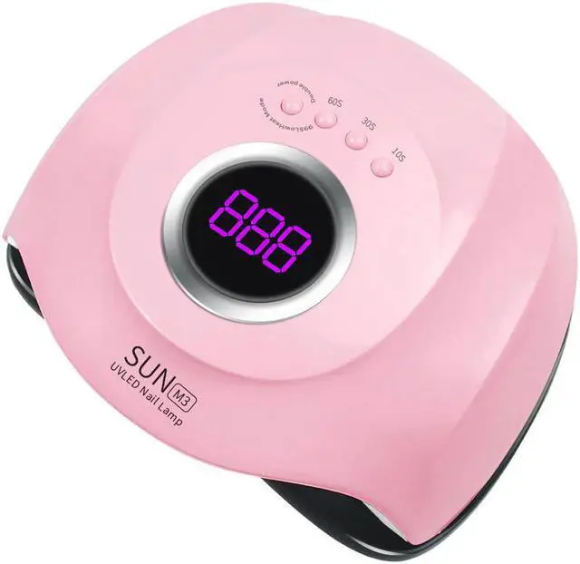 Alt view image 5 of 5 - 6/36/54/180W Nail Lamp mini Nail dryer white pink uv LED lamp Portable Gels Polish Sun Light Nails Lamp for home use Nail Dryers
