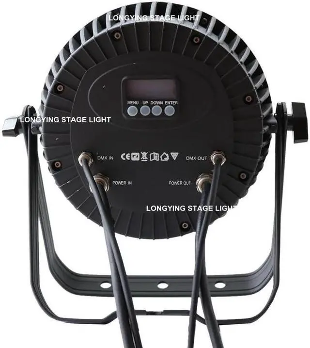 Alt view image 3 of 5 - Shipping 18x18W RGBW+UV Led Par Light Waterproof IP65 Stage 6IN1 Outdoor Led Par 64 DMX512