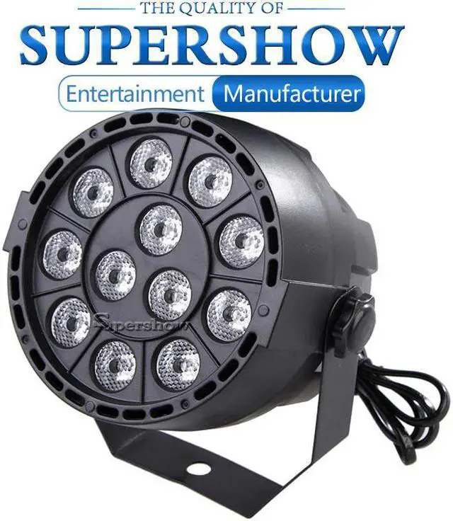 Main image of 12*3W LED UV Plastic Par Light Professional DMX Interface Remote Control Light for Disco Nightclub Party Show Equipment