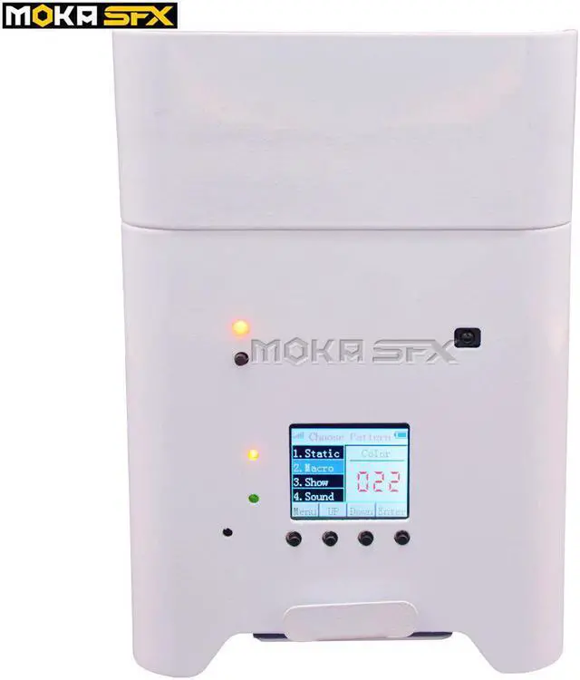 Alt view image 4 of 5 - 6x18w led Par light rgbwa uv 6 in1 wireless battery powered led uplights wifi App dmx led par lights for wedding Church Party