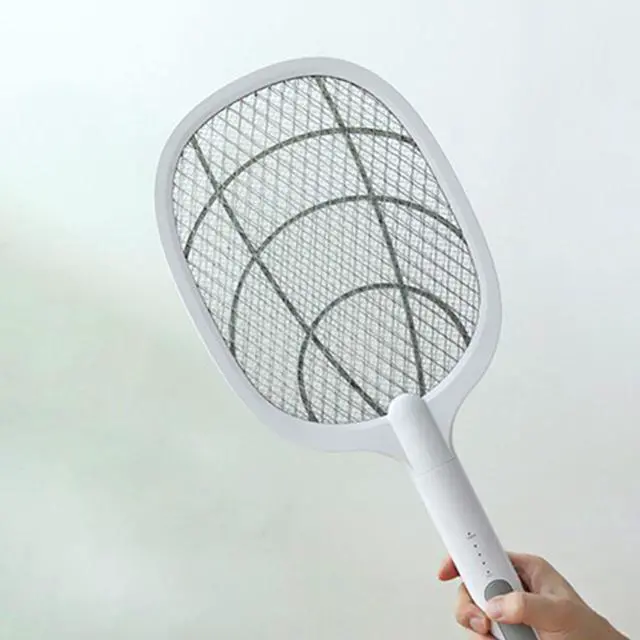 Alt view image 4 of 5 - 3000V Electric Mosquito Swatter Killer Racket 1200mAh USB Rechargeable With UV Lamp Mosquito Insect Fly Kill Trap Bug Zapper