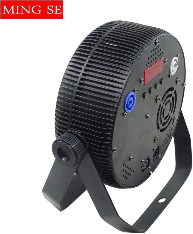 Alt view image 4 of 5 - 18x18W aluminum LED par light RGBWA UV 6IN1 LED flat panel with DMX512 control stage light DJ disco dyeing lamp