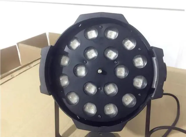 Alt view image 2 of 5 - 18x18 w zoom par luce dmx luci dj par 64 rgbwa uv 6in1 led par luce per dj disco party