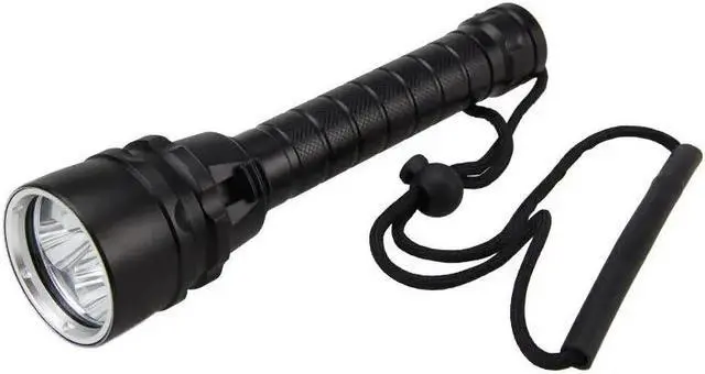 Alt view image 5 of 5 - 100m Diving Flashlight 2500Lm LED 18650 5X UV Waterproof Flash Light Torches Lantern For Fish Camp 365nm-395nm