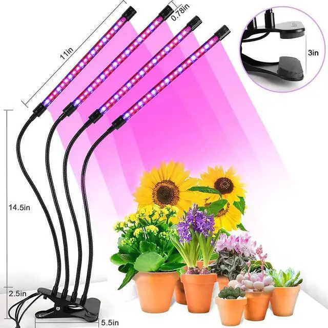 Alt view image 2 of 5 - LED Grow Light Full Spectrum 40W 80 Fitolampy For Greenhouse Vegetable Seedling Plant Lighting IR UV Growing Phyto Lamp#F