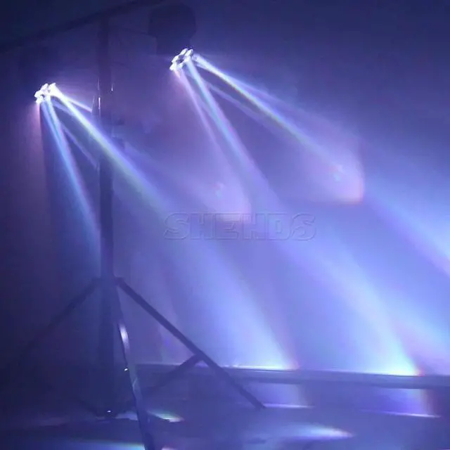 Alt view image 5 of 5 - 2PCS 6x15W Bee Eye Beam Wash 5x12W Moving Head 7x12W 7x18W RGBWA UV Stage Lighting DMX DJ Disco Christmas Party Music Sound