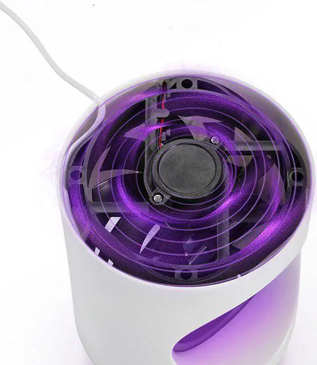Alt view image 3 of 5 - LED Mosquito Killer Lamp UV Night Light USB Insect Killer Bug Zapper Mosquito Trap Lantern Repellent Lamp for Home