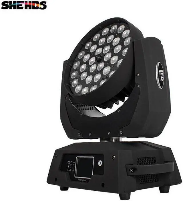 Alt view image 3 of 5 - Shipping LED 36x18W Led Zoom Moving Head 6in1 RGBWA UV Wash DMX Controller For NightClub DJ Disco Party Wedding Decoration