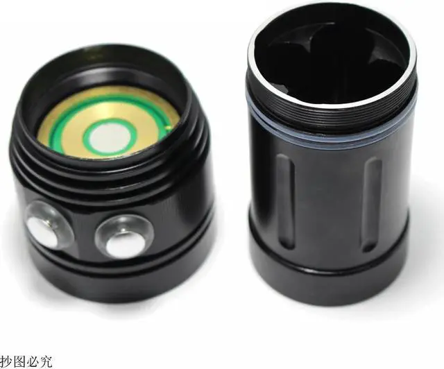 Alt view image 4 of 5 - 8000 lumens Led Underwater Video Diving light 6 LED White + 4x Red +4x UV / Blue Light 18650 Battery Waterproof Torch