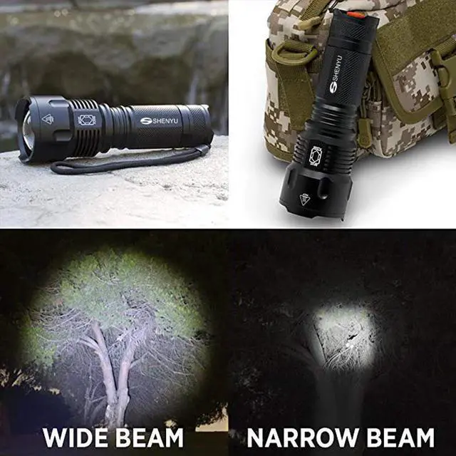 Alt view image 5 of 5 - UV Flashlight 395nm Ultraviolet Scorpion T6 Torch Ultra Violet LED Fluorescent Lamp 26650 Zoomable Waterproof Hiking