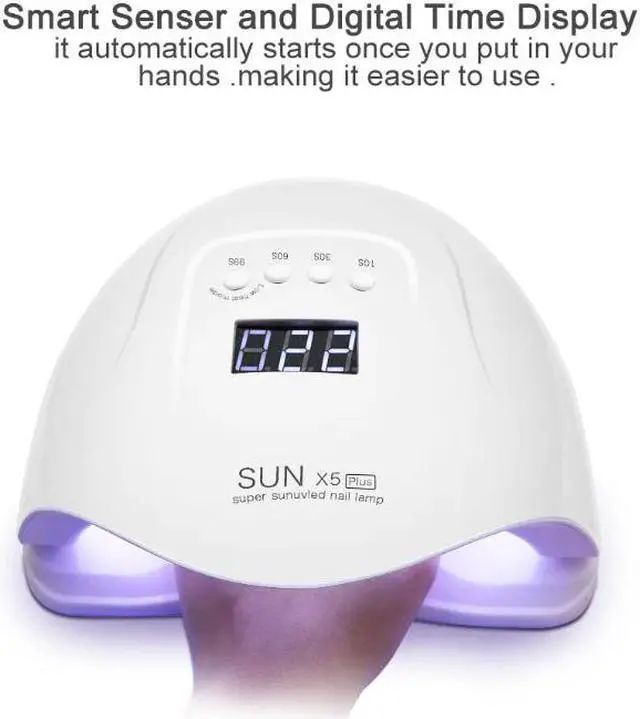 Alt view image 7 of 7 - 110W Nail Lamp 36LEDs UV Lamp Dual Light Nail Gel Dryer Lamp Professional Nail Material Gel Nail Equipment