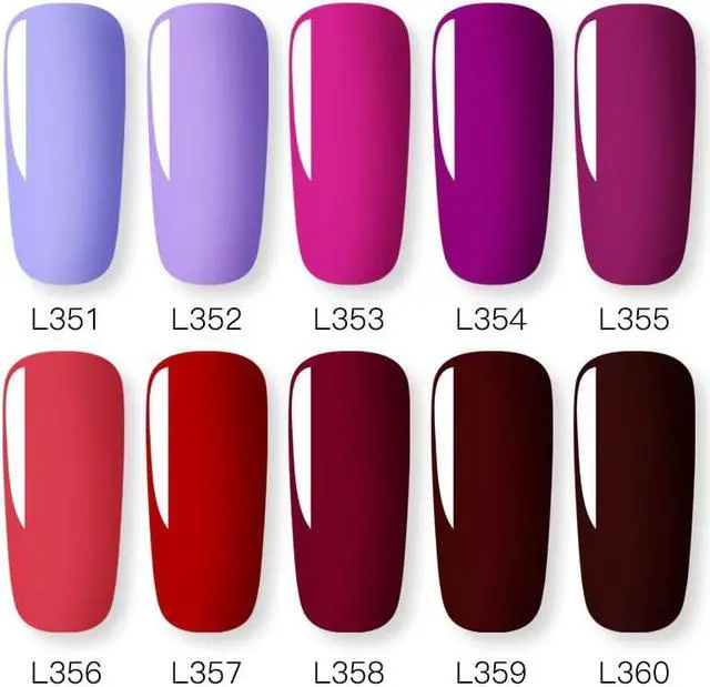 Alt view image 4 of 5 - Manicure Set For Nails Polish Gel 8ml 4/6/10pcs Acrylic Nail Kit Semi Permanent Soak Off UV LED Lamp For Nail Art Tools