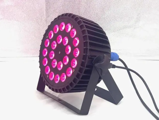 Alt view image 5 of 5 - 10X LED Par light with flightcase 24x18W RGBWA UV 6in1 disco light Stage lighting profession Stage lighting