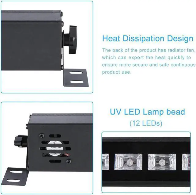 Alt view image 4 of 5 - 36W Disco light LED UV Violet Black Lights Par Lamp UV For Party Christmas Lamp Laser Stage Wall Washer Spot Light Backlight