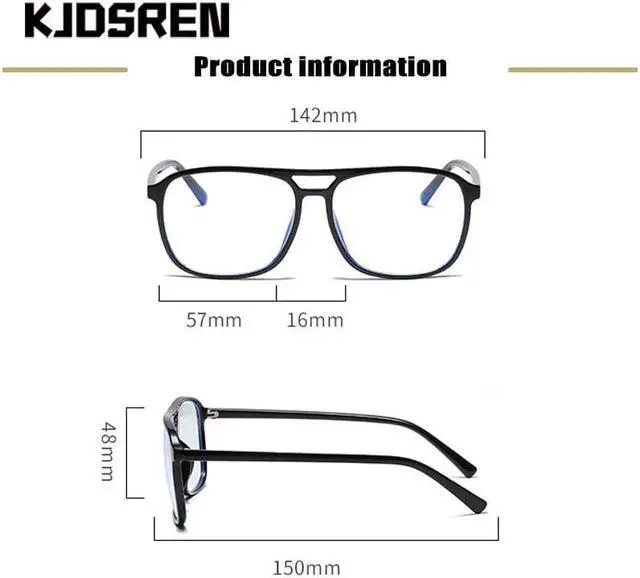 Alt view image 4 of 5 - Square Blue Light Blocking Computer Glasses Anti Blue ray Filter UV Block Women Gaming Radiation Protection Eyewear