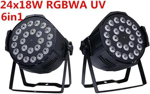 Main image of 24x18 W LED Par Luces lampara uv 6in1 rgbwa led par luz