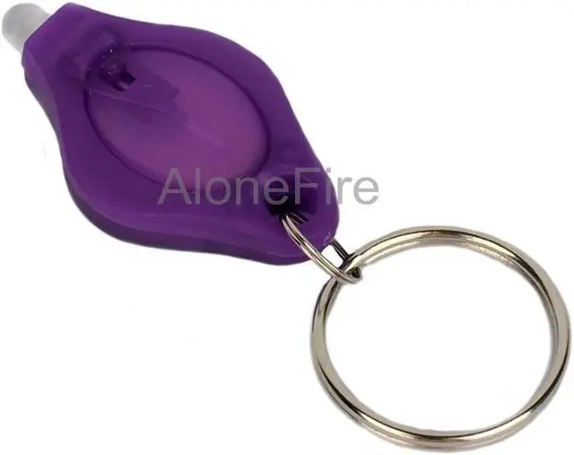 Alt view image 4 of 5 - 365nm Uv LED Mini Keychain light Id Passports Cat Dog pet urine Money Travel Hotel health Ultraviolet Detector Lamp