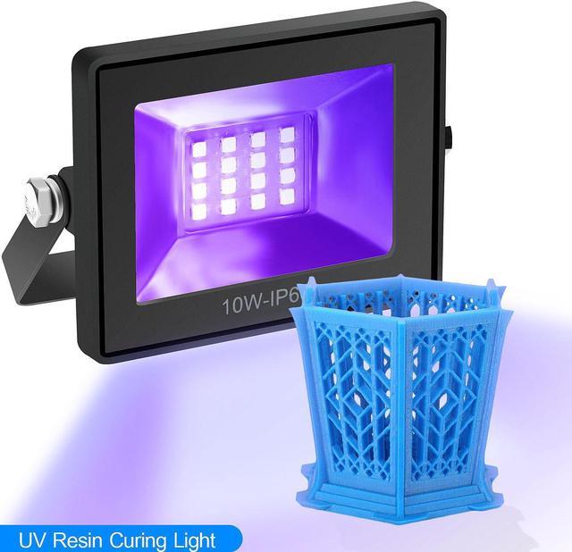 10W UV LED Resin Curing Light Lamp For SLA 3D Printer/DLP Solidify  Photosensitive Curing Lamp For 3D Printer Printed Model 