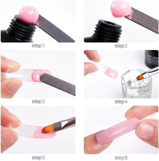 Alt view image 4 of 5 - Professional Manicure Kit 36W LED UV Lamp Dryer Nail Art Brush Quick Building For Nails Extensions Jelly Gel Nail Drill