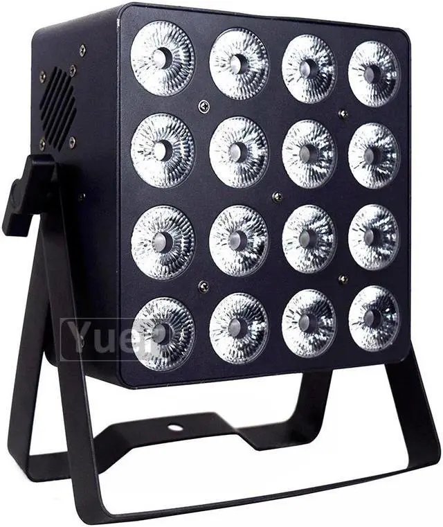 Alt view image 2 of 5 - High Power LED Par Light 16x18W RGBWA-UV 6IN1 LED Wash Effect Par Lights DMX512 6/10 CH DJ Disco Party Bar Club Stage Par Light