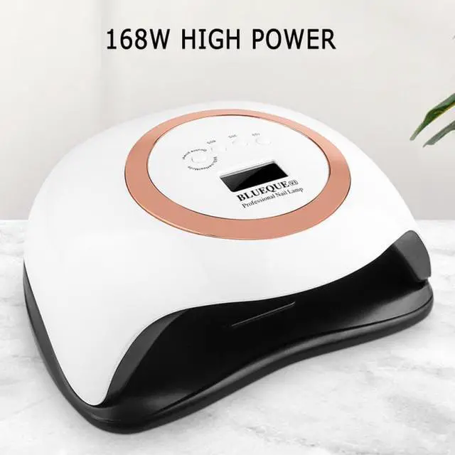 Alt view image 7 of 7 - 168W Nail Dryer UV LED Lamp Nail Lamp For Curing All Gels Builder Polish Varnish Manicure Salon Nail Art Tools Dropship