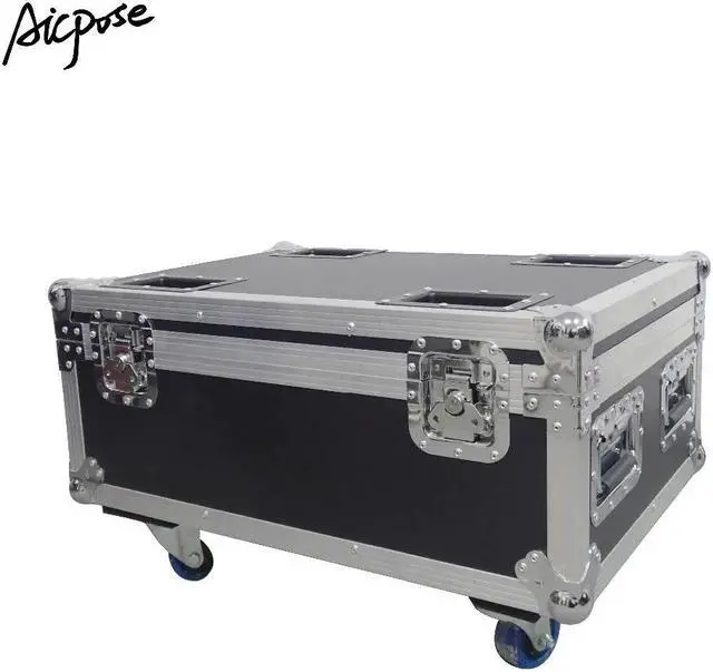 Alt view image 4 of 5 - 12pcs/lots 12x12W 6 in 1 RGBWA UV Led Par Light With Flight Case Flat Par Led Wedding Light Stage Light 12*12w With Air Case