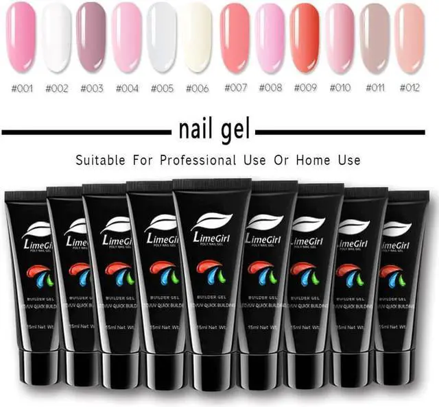 Alt view image 4 of 5 - Poly nail gel Set 36W UV LED Lamp For Manicure Set Poly uv Gel Kit Base Top Gel Varnish Machine Kit Tools For Nails