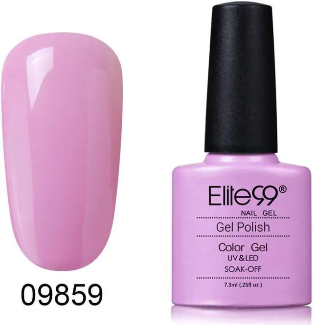 Alt view image 4 of 5 - 99 Gel Nail Polish Pure Color Semi Permanent Base top Need UV LED lamp For Manicure Varnish Paint Hybrid Nail Gel 79 Colors