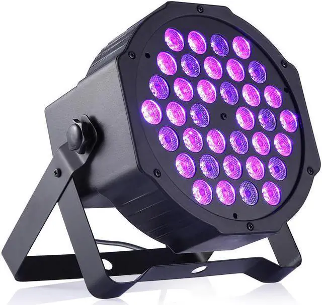 Alt view image 4 of 5 - 36W UV par light 90-240V dj club colored stage lighting sound control Christmas decoration background lights disco wedding p