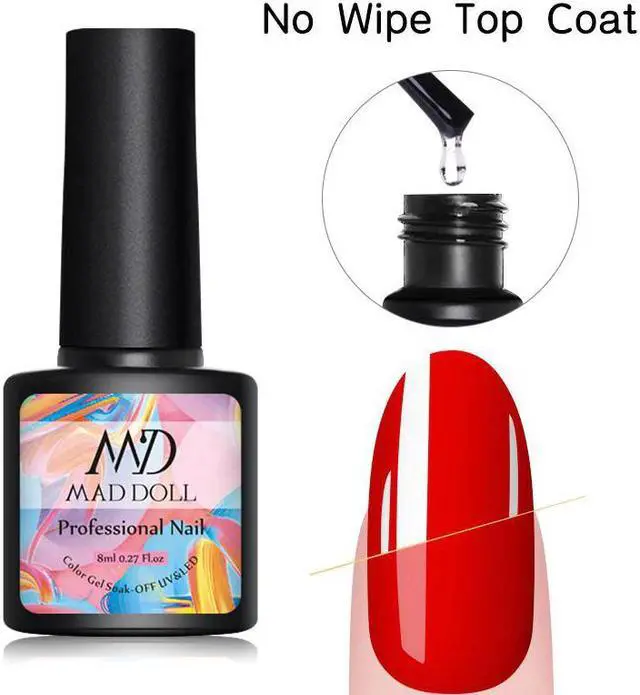 Alt view image 4 of 5 - DOLL 8ml Light Yellow Green Colors Series Gel Nail Polish Color Nail Gel Soak Off UV Gel Base Coat Top Coat Nail Art