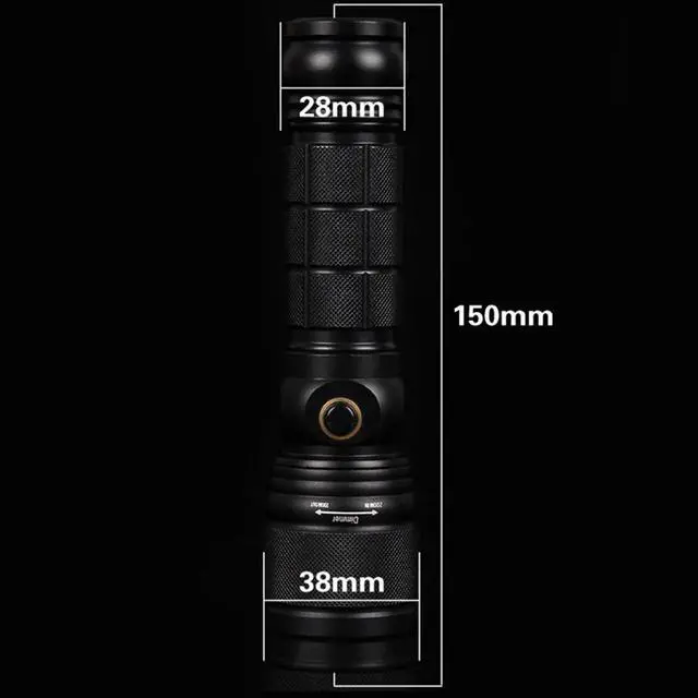 Alt view image 5 of 5 - LED Flashlight Zoom Dual UV LED Lights Rechargeable LED Torch Lanterna Scorpion Hunt Black Light 395NM Pet Urine Detector