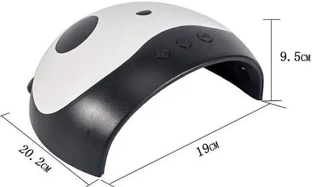 Alt view image 2 of 5 - Panda LED Nail Lamp 24W UV Gel Polish Dryer Manicure Lamps Nail Art Lamp