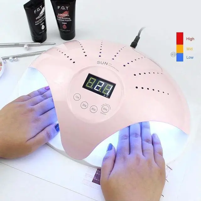 Main image of Hands Curing Gel Polsih Machine 48w Nail LED Lamp UV Leds for Drying Feet UV LED Nail Dryer 48w Dual Light