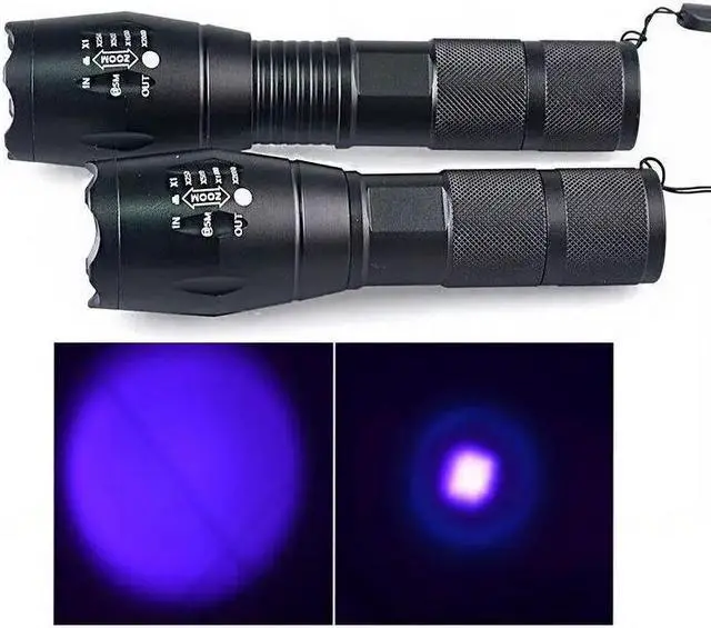 Alt view image 4 of 5 - Powerful UV Light Grade A UV LED Chips LED 365nm 395nm UV Flashlight Purple Ultraviolet Light For Detection Anti-fake Identify