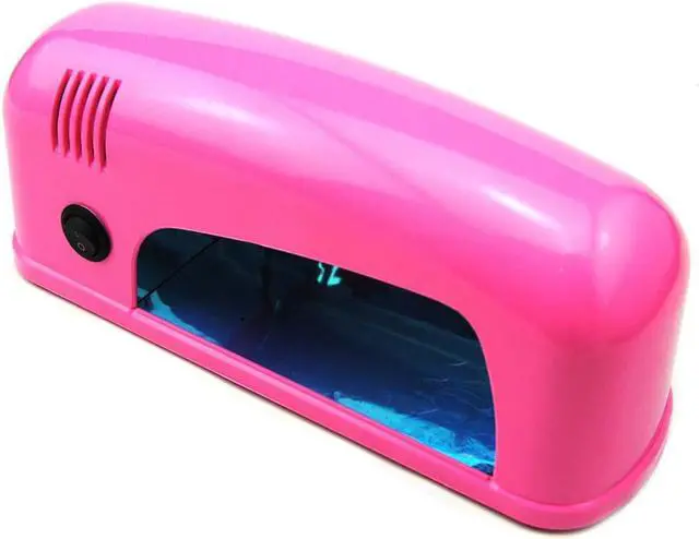 Alt view image 7 of 7 - UV Gel Acrylic Nail Art Manicure Set 12Pc Glitter Powder 9W LED Lamp UK