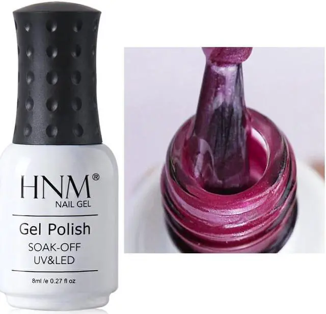 Alt view image 2 of 5 - 8ml UV Gel Nail Polish LED Lamp Gel Lacquer 58 Color Gel Polish Pure Colors Semi Permanent Gel Varnish Nail Primer Base Top