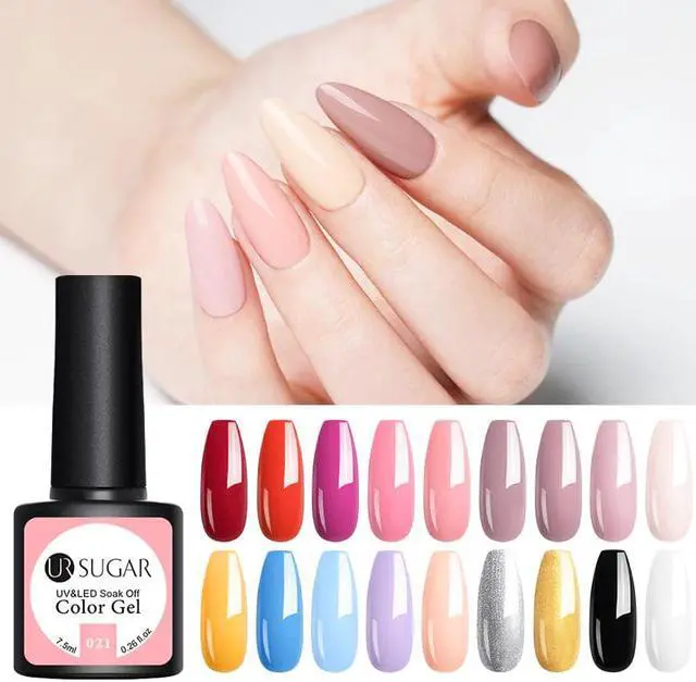 Alt view image 3 of 5 - Set 8 Colors Glitter Soak Off Gel Polish Nail Kit 24W UV Led Lamp Dryer Nail Art Tools Set