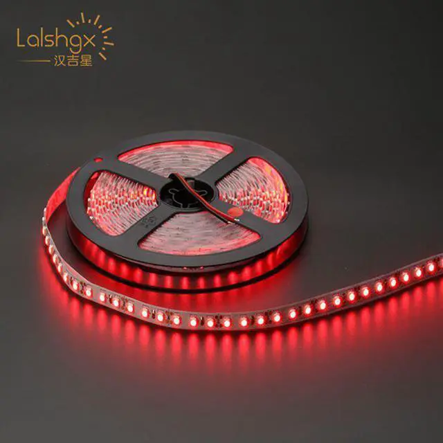 Alt view image 3 of 5 - 3528 120leds/m SMD flexible LED strip light DC12V 5m/roll 600 LED white/warm white/blue/green/red/yellow/UV tape