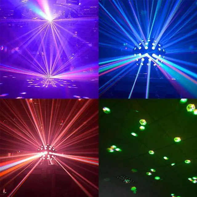 Alt view image 5 of 5 - Super LED Magic Ball Light 5x18W RGBWA UV 6in1 LED Stage Light Effect for DJ Stage Disco Ball