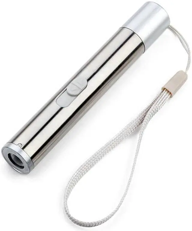 Alt view image 3 of 5 - Mini USB Rechargeable Pen Light Pocket 3-in-1 395nm UV Flashlight With Red Light Laser Pointer For Money Detect Funny cat