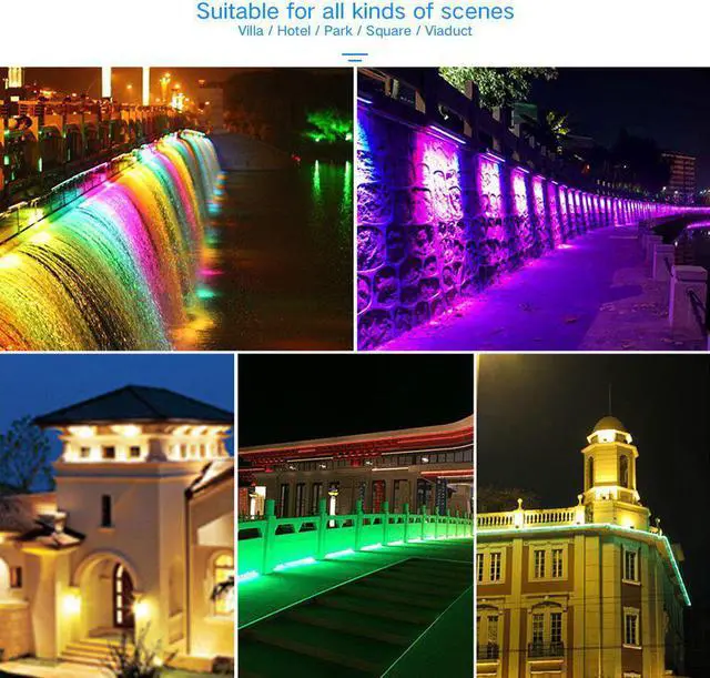 Alt view image 3 of 5 - 108LEs isco Bar UV Lights Party j Lamp RGB Color LE Wall Washer Lights For Christmas Laser Projector Stage Wall Washer Light