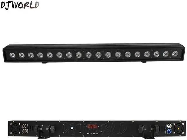 Alt view image 4 of 5 - 4pcs/lot LED Wash Wall 18x18W RGBWA+UV 6in1 Lighting Floodlight Bright Running Horse Point Control For Dj TV Studio Church Light