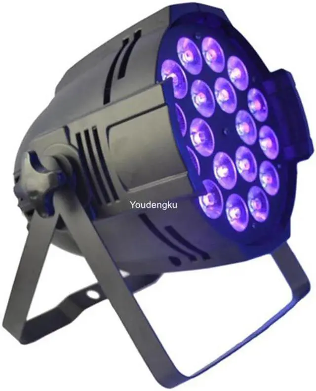 Main image of 16pcs/lot led stage par fixtures 18x18w rgbwa+uv 6 in 1 led par light showtec led par