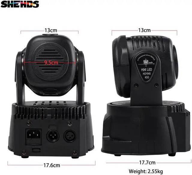 Alt view image 2 of 5 - 2/4pcs 7x18W RGBWA+UV 6in1LED Wash Moving Head Light For DJ Disco Party Bar Wedding Ballroom  Stage Lighting Fast Shipping