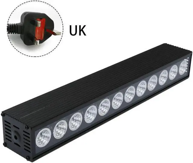 Alt view image 3 of 5 - 12LED Home Decor Halloween UV Black Body Paint Christmas Party Integrated Bar Blacklight Stage Light DJ Disco With Rack Easy Use