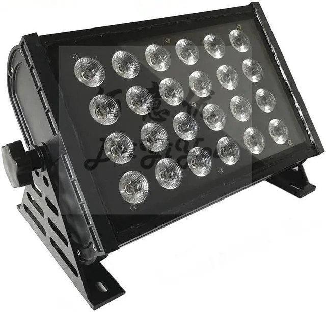 Alt view image 2 of 5 - 4pcs/Lot Outdoor Use 24x18w RGBWA+UV 6In1 IP65 Disco Decoration LED Square Wall Wash Light Stage Washer Light With Door